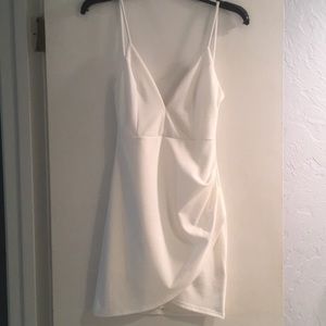 White, bodycon mini dress, NWOT